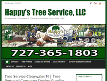 Tablet Screenshot of happystreeservice.com